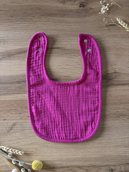 Slabbe met naam Donkerroze