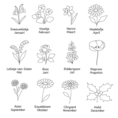 Koesterlijnen Geboortebloemen